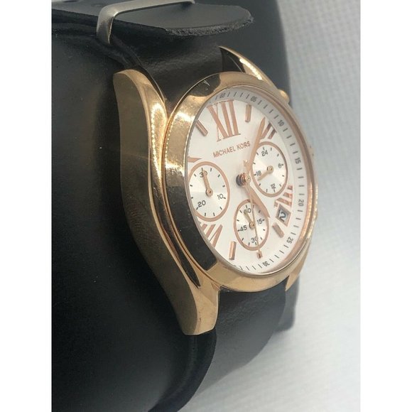 Michael Kors MK5907 Women\'s Black Leather Analog W main image 7